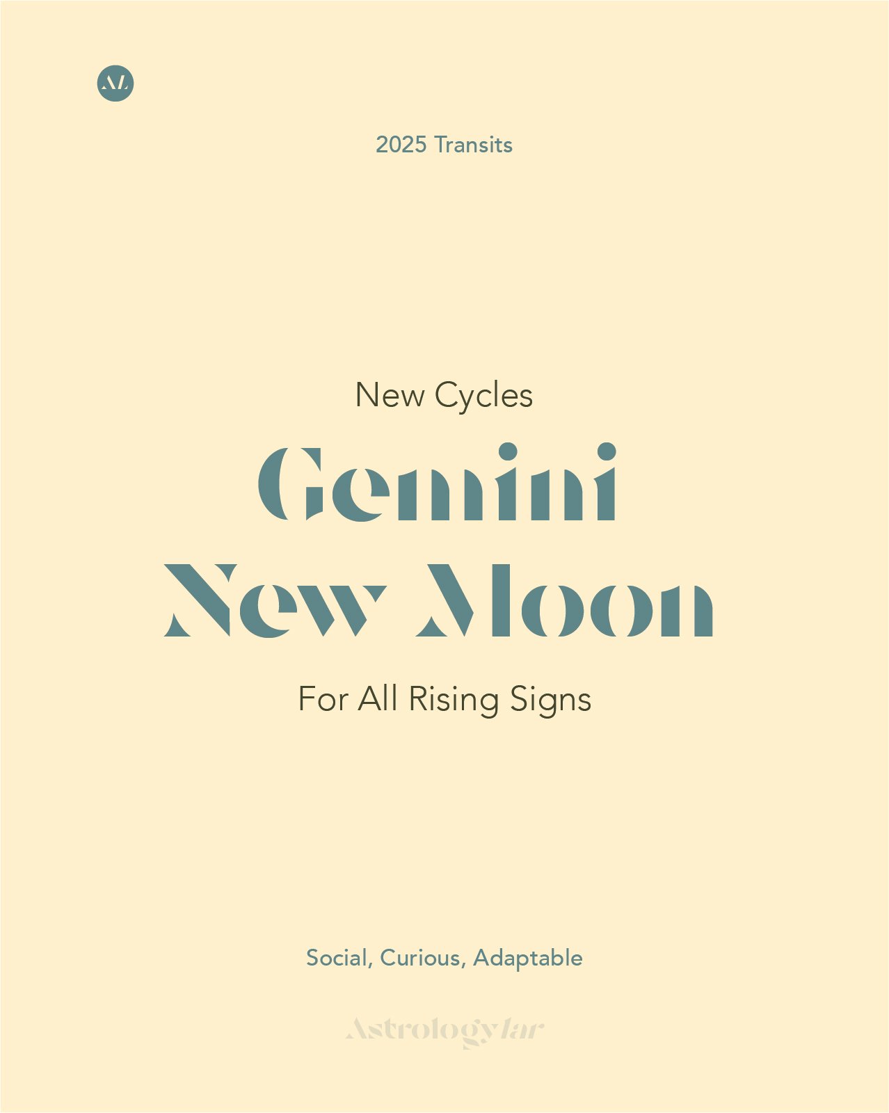 Gemini New Moon (For All Rising Signs)